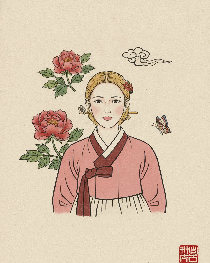 김치귀신 마이 민화 초상